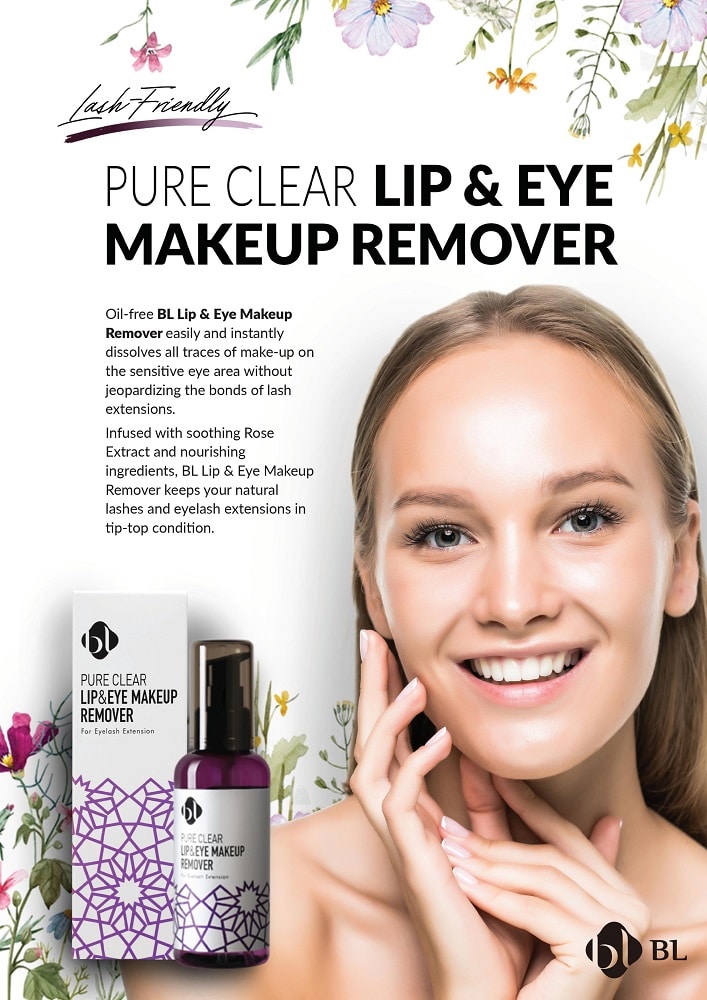 BL Lashes Pure Clear Lip&Eye Makeup Remover - Poster